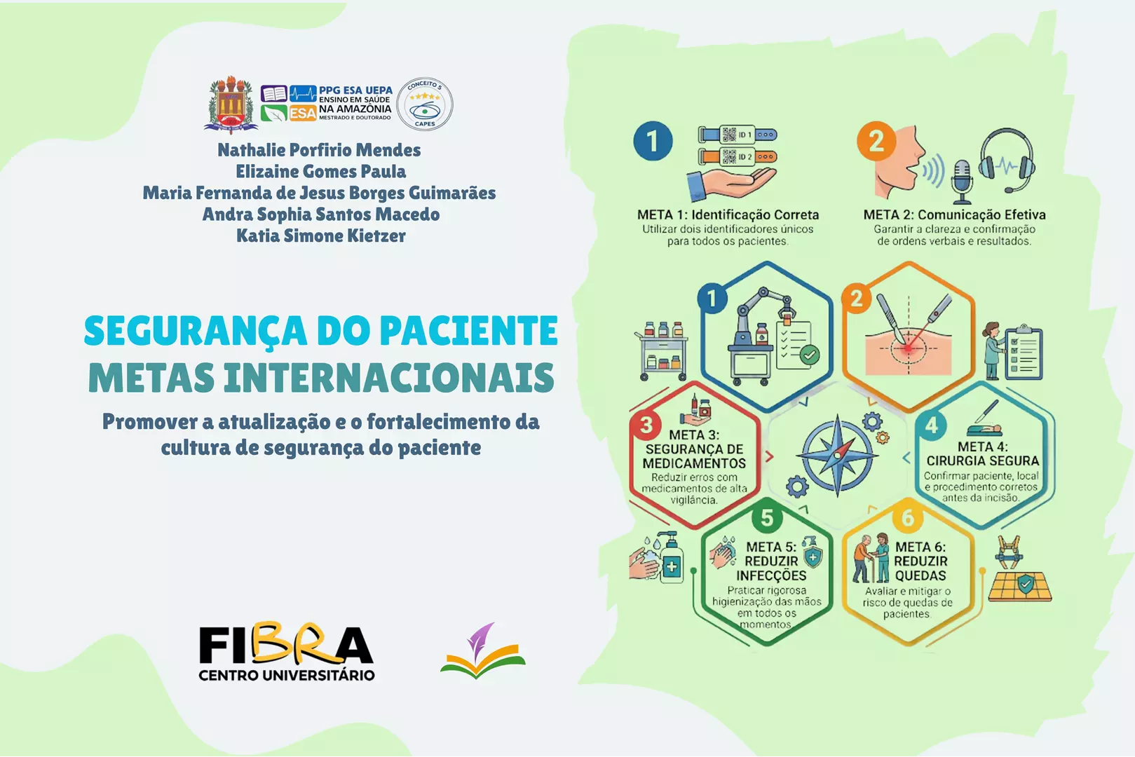 SEGURANÇA DO PACIENTE METAS INTERNACIONAIS: Promover a atualização e o fortalecimento da cultura de segurança do paciente